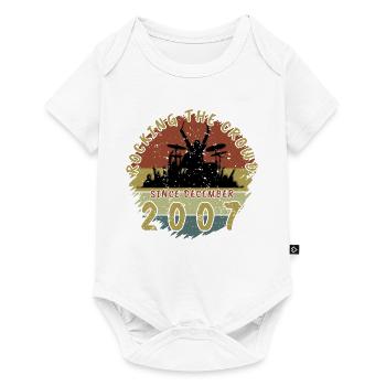 18th Birthday Rocking the crowd DRM 12/2007 - Baby Premium short-sleeve bodysuit - white - Front