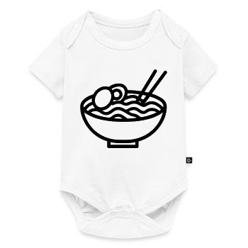 Ramen - Baby Premium Kurzarmbody - Weiß - Vorne