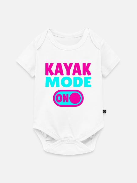 Kayak Mode ON - Baby Premium Kurzarmbody - Weiß
