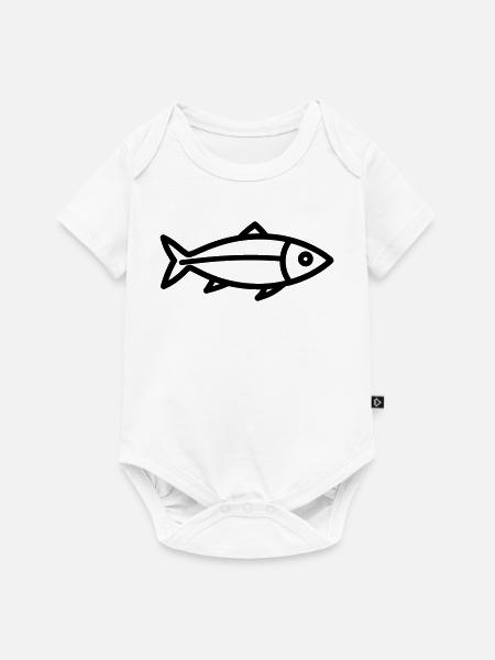 Hering - Baby Premium Kurzarmbody - Weiß
