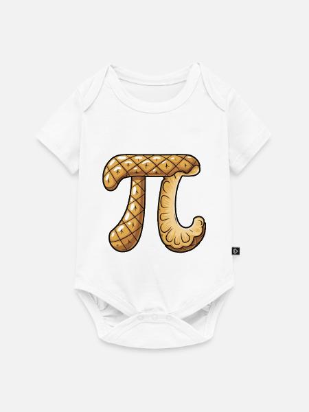 Ananas Pi Mathe - Baby Premium Kurzarmbody - Weiß