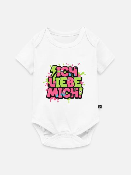 Ich Liebe Mich Graffiti Design - Baby Premium Kurzarmbody - Weiß