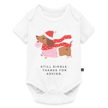 Ornement de Noël Teckel - Body à manches courtes Premium Bébé - blanc - Devant