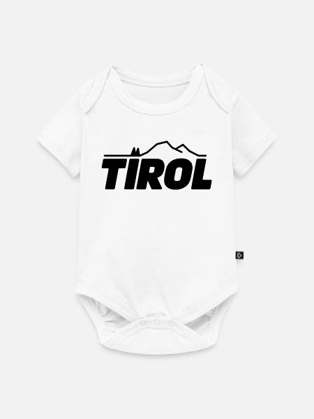Tirol - Souvenir Design - Baby Premium Kurzarmbody - Weiß