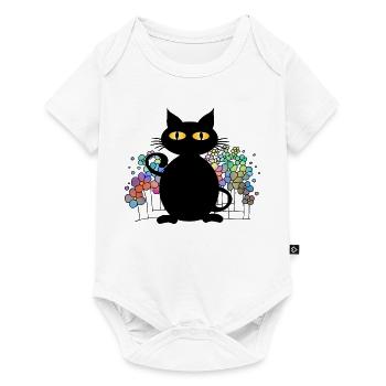 cat - Baby Premium short-sleeve bodysuit - white - Front