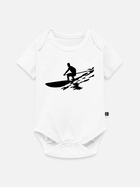 SUP boarding - Baby Premium Kurzarmbody - Weiß