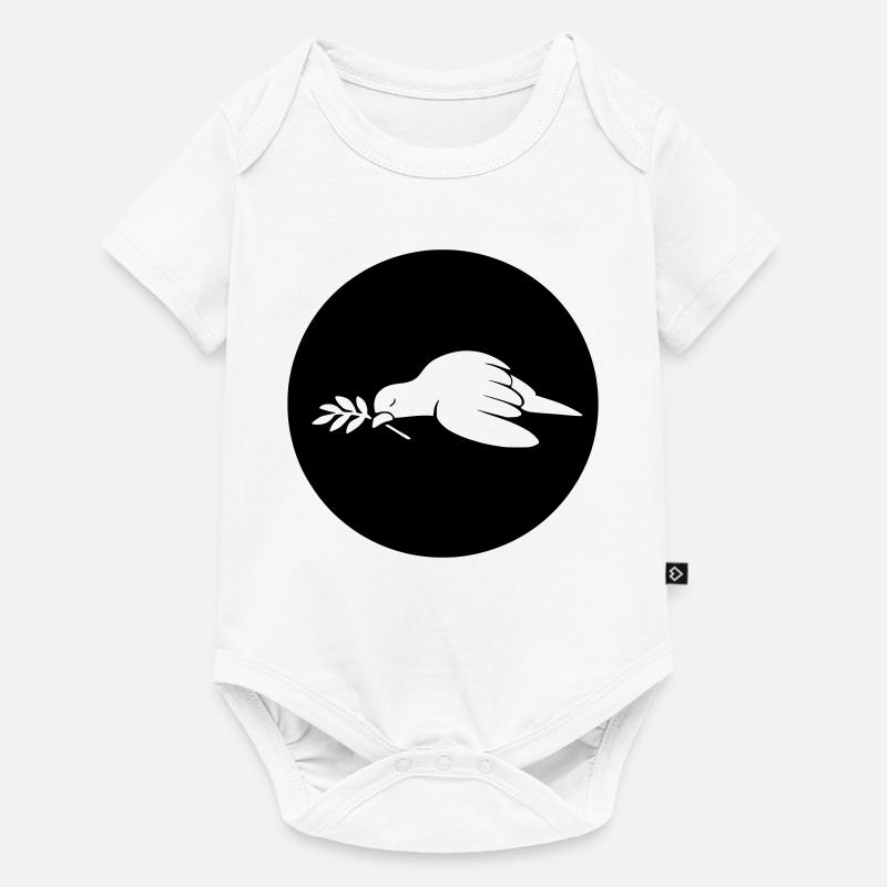 Colombe de la Paix - Body à manches courtes Premium Bébé - blanc