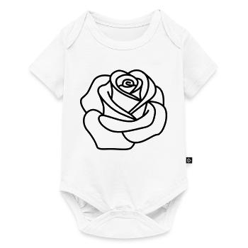 Rose - Baby Premium short-sleeve bodysuit - white - Front