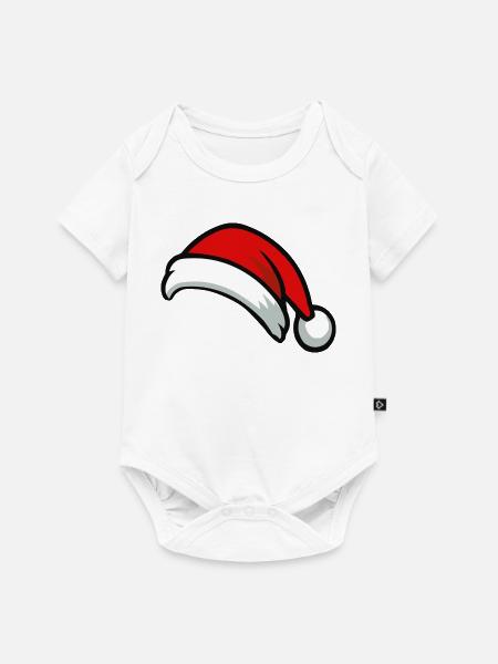 Santa Hut Graphic - Baby Premium Kurzarmbody - Weiß