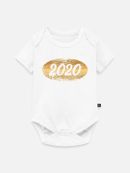 Edelmetall 2020 - Baby Premium Kurzarmbody - Weiß
