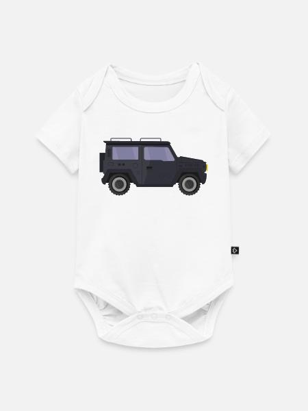 Jeep - Baby Premium Kurzarmbody - Weiß