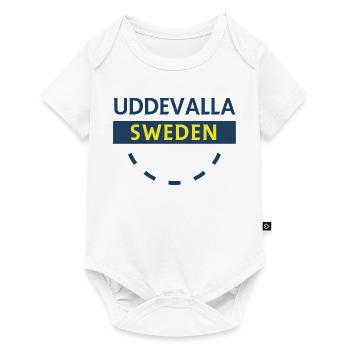 Nordic Sweden Emblem Circle - Baby Premium short-sleeve bodysuit - white - Front