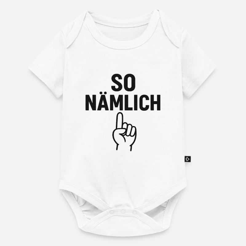 C’EST COMME ÇA - Body à manches courtes Premium Bébé - blanc