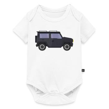 Jeep - Baby Premium Kurzarmbody - Weiß - Vorne