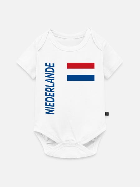 Schiermonnikoog - Baby Premium Kurzarmbody - Weiß