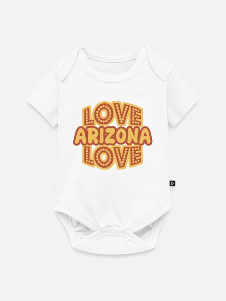 Arizona - Baby Premium Kurzarmbody - Weiß