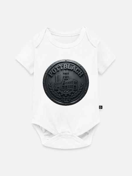 Pottblach Werkstadt Relief - Baby Premium Kurzarmbody - Weiß