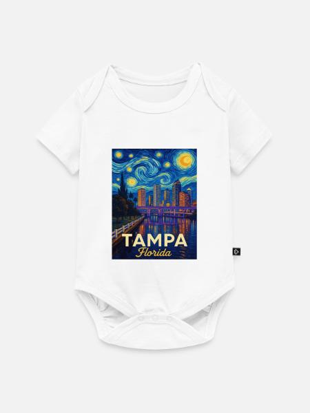 Tampa Florida - Baby Premium Kurzarmbody - Weiß