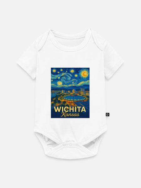 Wichita Kansas - Baby Premium Kurzarmbody - Weiß