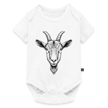 Chèvre - Body à manches courtes Premium Bébé - blanc - Devant
