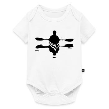 Kajak - Baby Premium Kurzarmbody - Weiß - Vorne