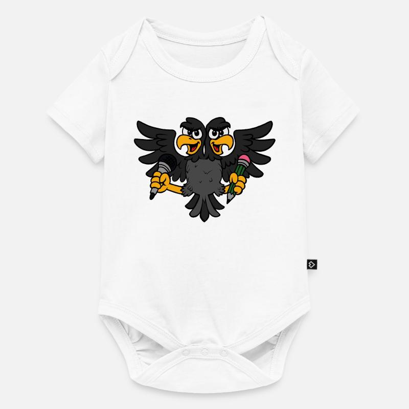 Aigle Créatif - Body à manches courtes Premium Bébé - blanc