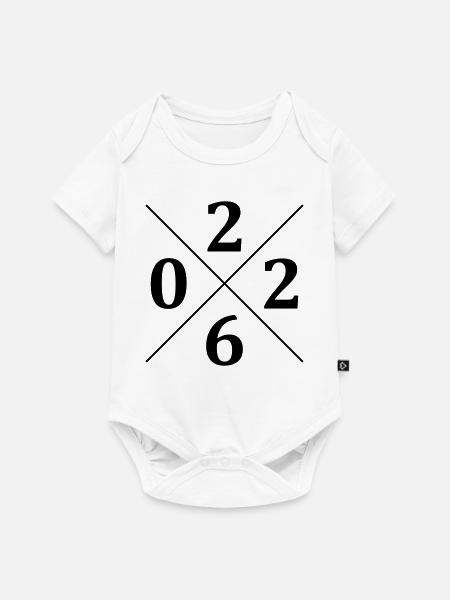 2026 - Baby Premium Kurzarmbody - Weiß