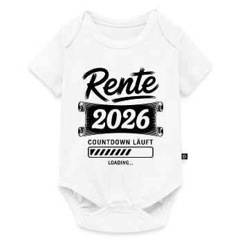 Pension 2026 Countdown - Baby Premium short-sleeve bodysuit - white - Front