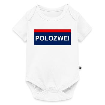 PoloZwei auto wagen Oldtimer oida - Baby Premium Kurzarmbody - Weiß - Vorne
