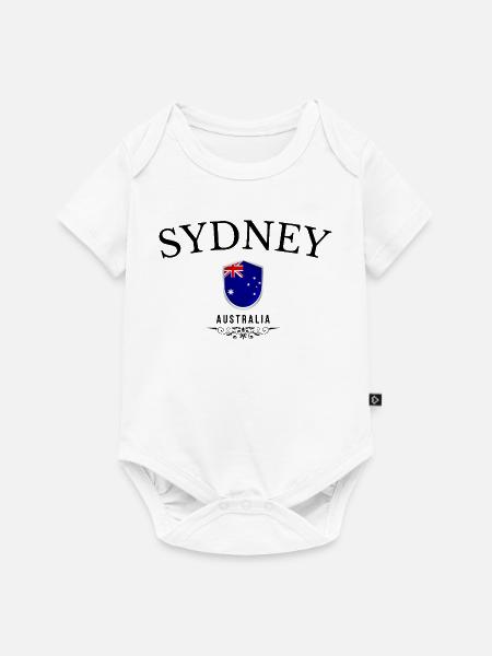 Souvenir Sydney, Sydney, Australien - Baby Premium Kurzarmbody - Weiß