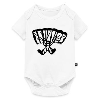 parachutiste - Body à manches courtes Premium Bébé - blanc - Devant
