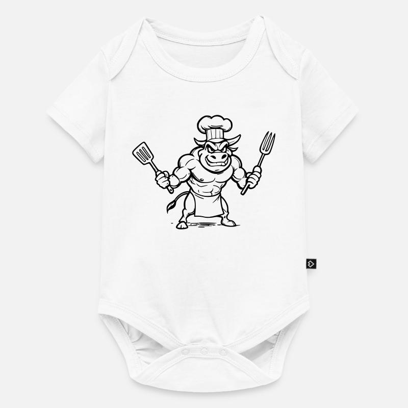 Taurus chef - Baby Premium short-sleeve bodysuit - white