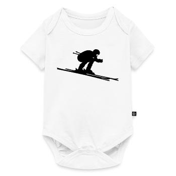 Ski - Body à manches courtes Premium Bébé - blanc - Devant