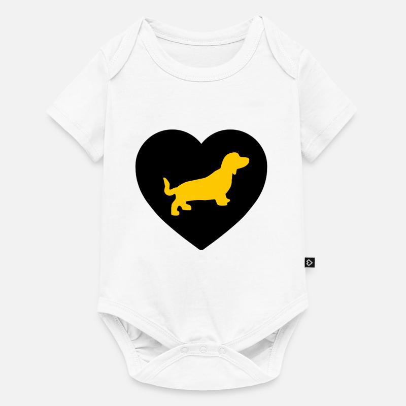 Teckel - Body à manches courtes Premium Bébé - blanc