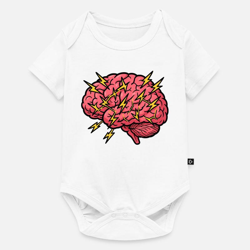 Blitzbrain Pop Art - Body à manches courtes Premium Bébé - blanc