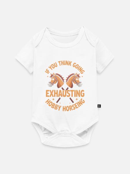 Hobby Horsing Steckenpferd - Baby Premium Kurzarmbody - Weiß