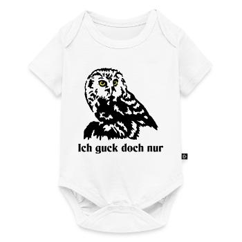 Chouette chevêche - Body à manches courtes Premium Bébé - blanc - Devant
