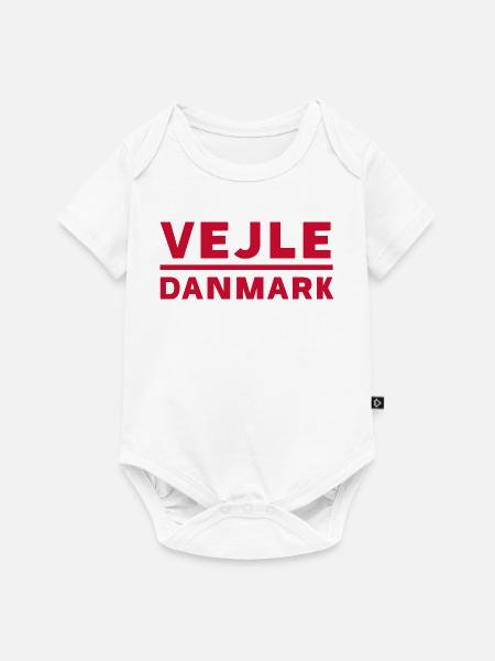 Vejle, Dänemark - Baby Premium Kurzarmbody - Weiß