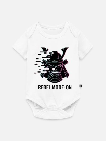 Samurai-Rebell - Baby Premium Kurzarmbody - Weiß