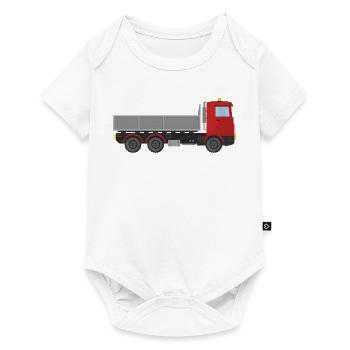 Camion de livraison de marchandises - Body à manches courtes Premium Bébé - blanc - Devant