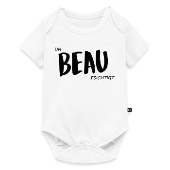 BEAU - Baby Premium short-sleeve bodysuit - white - Front