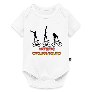 Équipe de cascades acrobatiques de l’équipe Acrobatique Équipe Art Fun - Body à manches courtes Premium Bébé - blanc - Devant