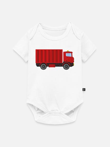 Frachtlieferwagen - Baby Premium Kurzarmbody - Weiß