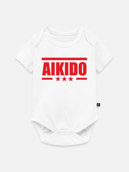 Aikido – Kampfsport – Aikido - Baby Premium Kurzarmbody - Weiß