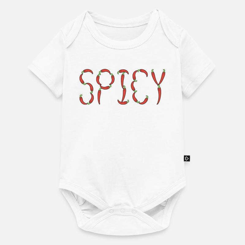 Chili épicé - Body à manches courtes Premium Bébé - blanc