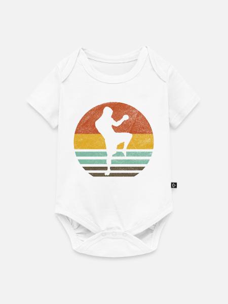 Kickboxing Warrior - Baby Premium Kurzarmbody - Weiß