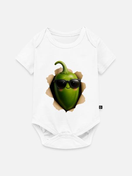 Jalapeno - Baby Premium Kurzarmbody - Weiß