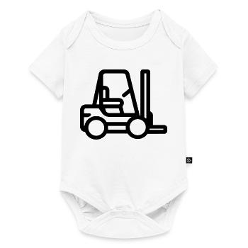 Chariot élévateur - Body à manches courtes Premium Bébé - blanc - Devant