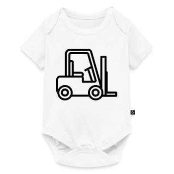 Chariot élévateur - Body à manches courtes Premium Bébé - blanc - Devant