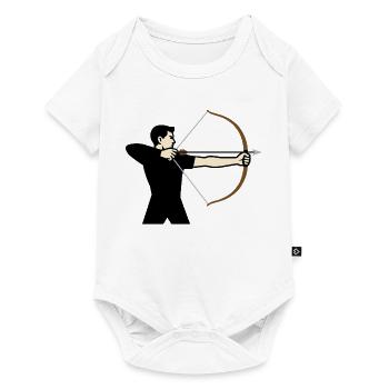Determined Archer - Baby Premium short-sleeve bodysuit - white - Front